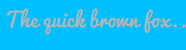 Image with Font Color B4B4B4 and Background Color 00BFFF